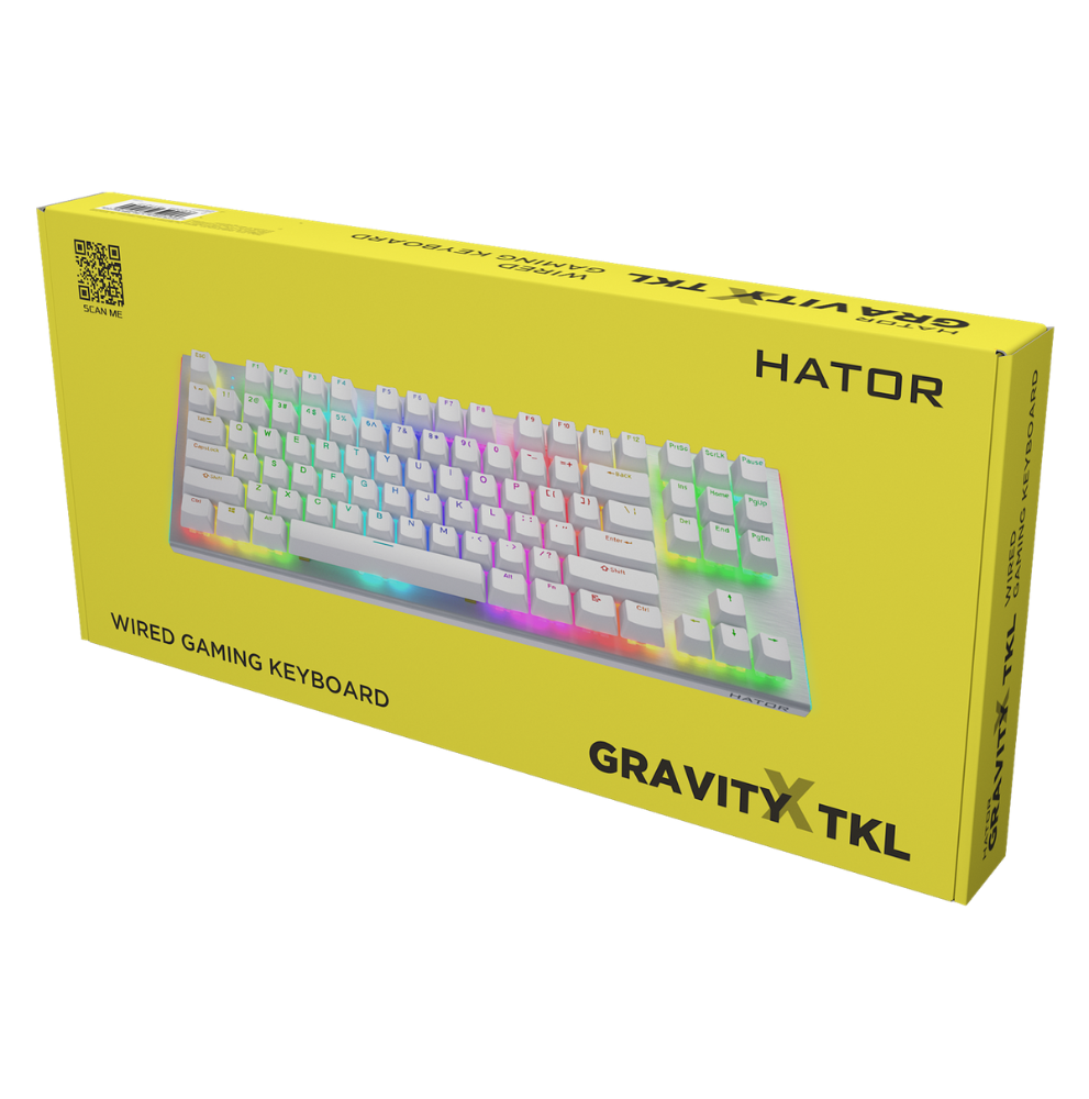 HATOR Gravity X TKL white HTK551